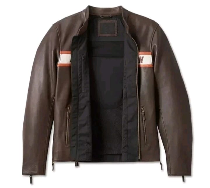 Harley-Davidson Men’s Victory Lane II Leather Jacket – Premium Black Cowhide Motorcycle Riding Jacket