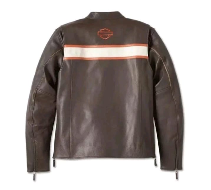 Harley-Davidson Men’s Victory Lane II Leather Jacket – Premium Black Cowhide Motorcycle Riding Jacket