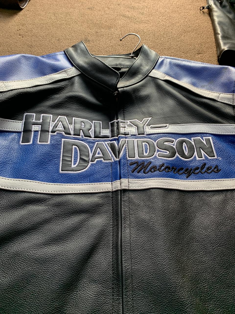 Harley-Davidson Men’s Classic Cruiser Leather Biker Jacket – Genuine Black Motorcycle Riding Jacket