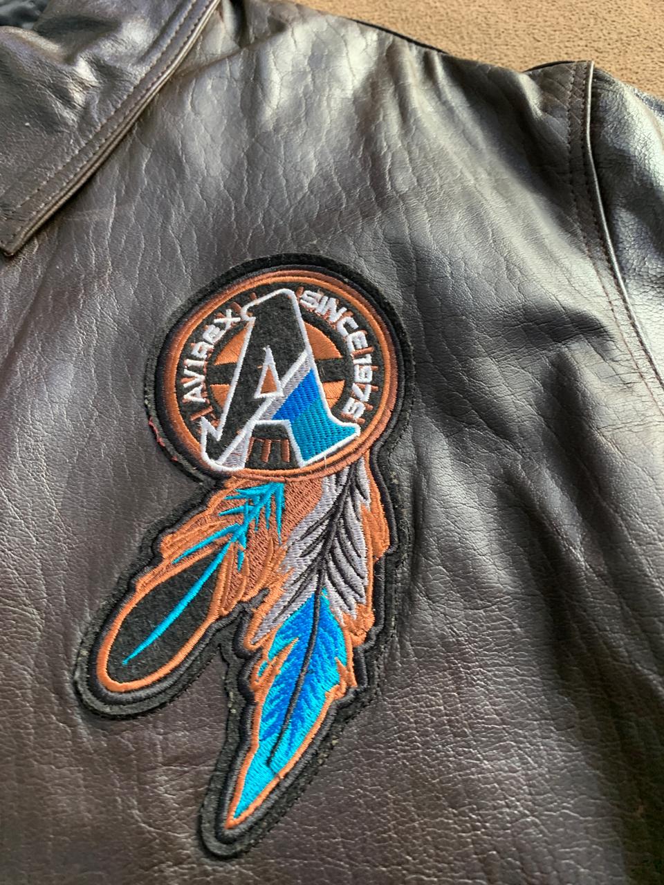 Avirex Buffalo Legends A2 Brown Leather Jacket – Vintage Military Style Bomber Jacket for Men